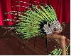 green feathers crown