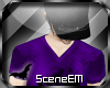 |SEM| V-Shirt Purple
