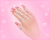 !!!!! white nails rings