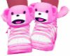 Pink Teddy Bear Shoes