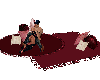 Raspberry Rug+Pillow Set
