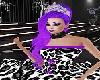 Purple queen hair