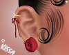 𝓀 Gold Rose Earrings