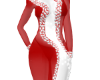 glam red n diamond dress