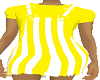 overall skirt yellow