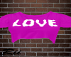 [W] 'Love' purple top
