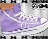Lavender White Sneakers 