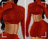 ṩKnit Outfit Red