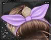 !S Cute Hair Bow Lilac