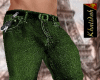 K♛-Jeans Pants/Green