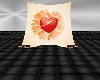 Valentine Bed with Heart