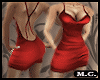 *M.C* Red Mini Dress
