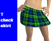 T check skirt