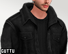 𝔊. Black Suede Jacket