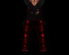 `A` Red Black  pants