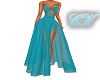 Aqua Dress Gown