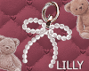 vis pearl ribbon white
