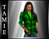 Green shirt w tshirt