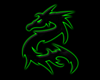 Tribal Dragon - Green(L)