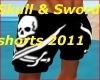 Skull sword shorts 2011
