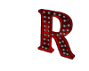 R Letter/sign/mesh