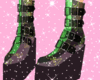 ♡ toxic kuromi boots