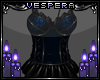 -V- Blk/Blu Babydoll