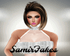 SF/Fur White Dress