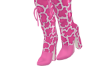 Sexy Cow Pink Boots