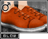 #Velcro Flats-Orange[M]#