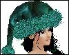 TealVelvetFurWinterHat