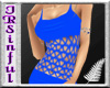 Mini Dress Blue Hearts