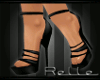 !! Strappy Heels Black