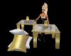 Twin Tables Gold/Silver