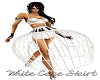 [Bella]White Cage Skirt