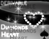 Cat~Diamond Heart.Choker