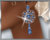 B* Blue Diamond Earrings