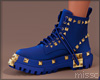 $ Combat Boots BLUE