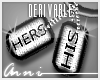 {A} M | HisHers DogTags