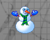 {T}waving snowman