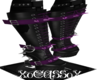 ♥ Goth Boots Purple