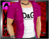 D&G pink shirt