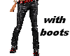 leather with spikey boot
