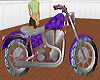 ANIM PURPLE MOTORCYCLE