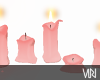 :V: Light Pink Candles