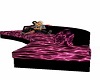 Blk & Pink Club Couch