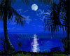 Tropical Moon Backdrop