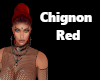 Chignon Red Hair