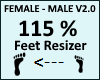 Feet Scaler 115% V2.0