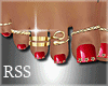 RSS FEET NALS RED RINGS